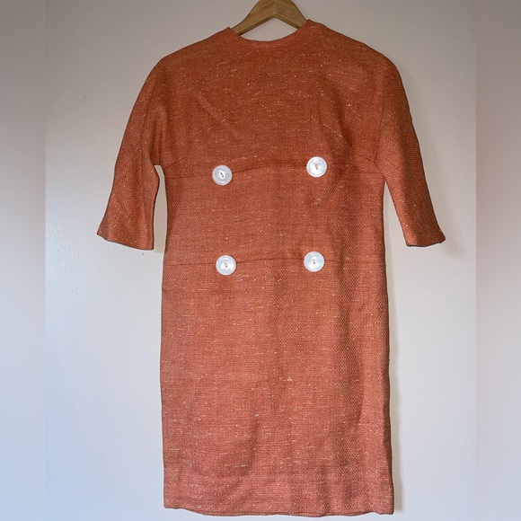 VTG 60s Midi Dress Vintage one of a kind - Picture 7 of 9